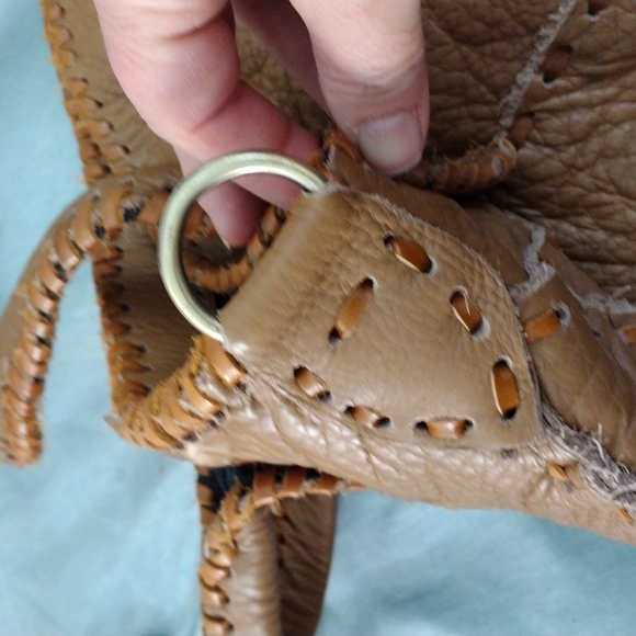 Handmade all leather purse EUC - Picture 6 of 8